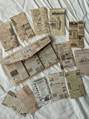 Набір паперу для скрапбукінгу Газета 60 шт nab_ppr_ newspaper фото